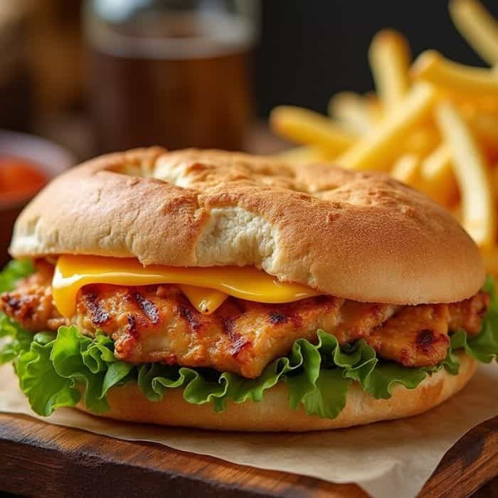 Panini au Poulet Délicieux et Gourmand