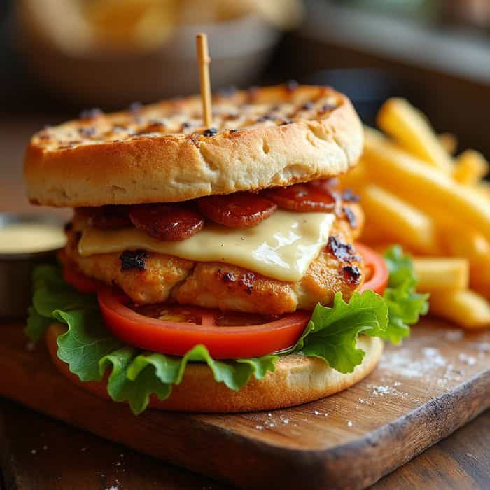 Panini au Poulet Délicieux et Gourmand