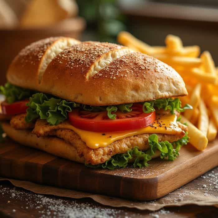 Panini au Poulet Délicieux et Gourmand